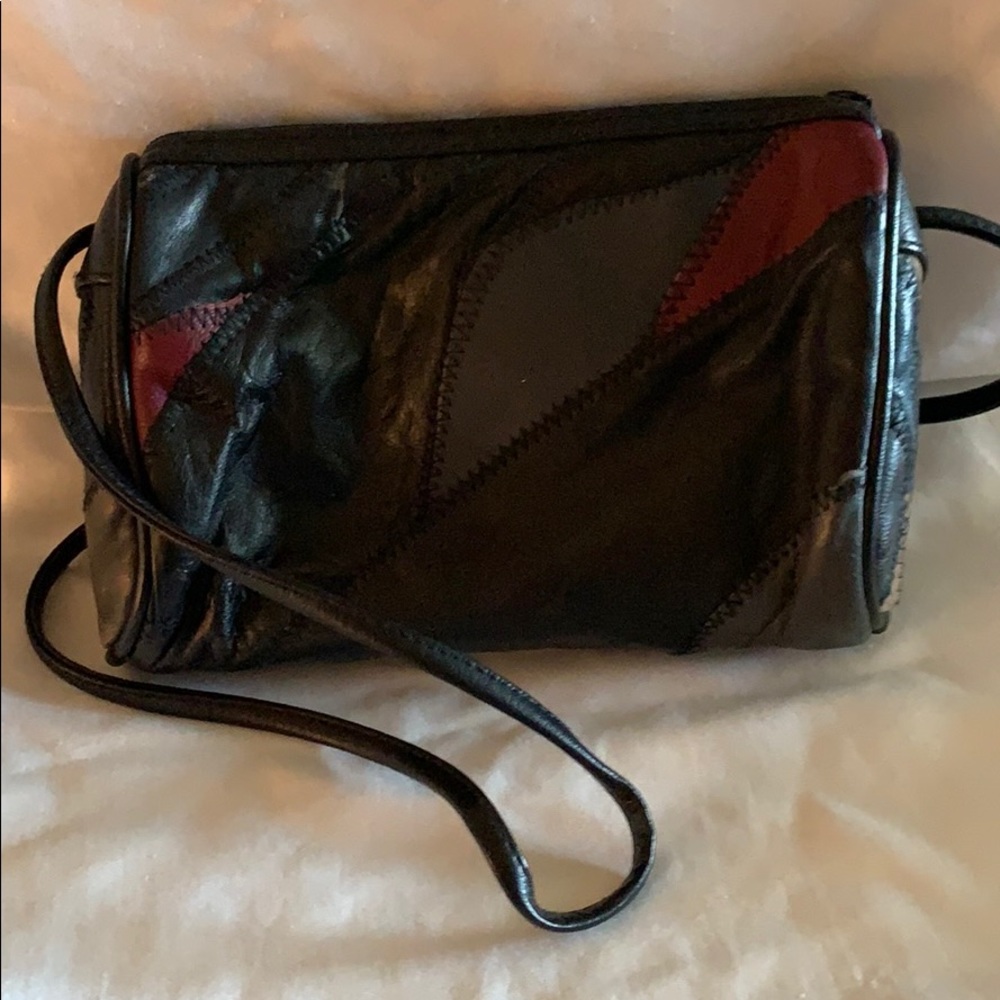 Mini Leather Patchwork Bag - image 2
